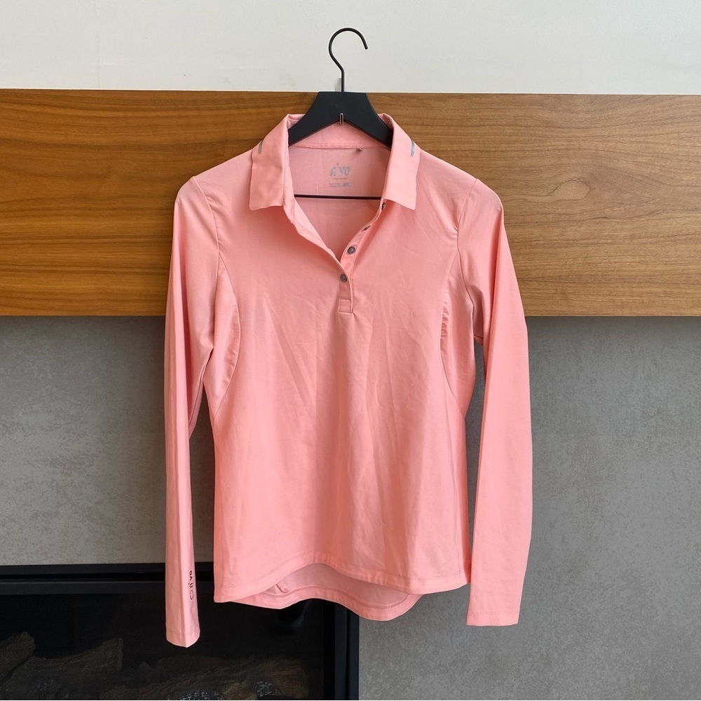 Nivo Orange Polo With Long Sleeve,‎ Size
